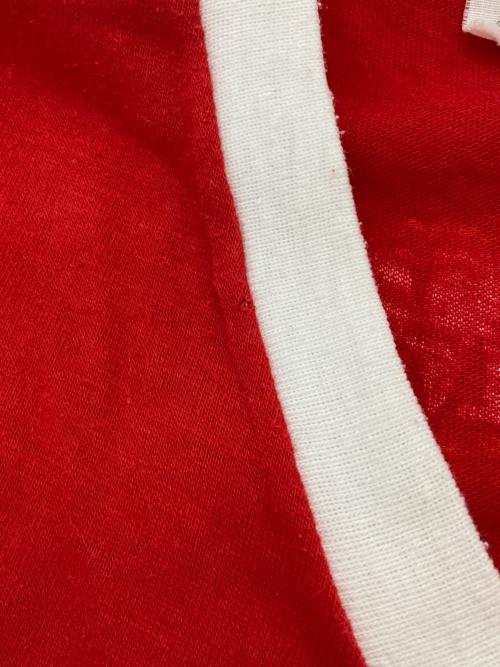 SPONT-T by sted man（ステッドマン）SPONT-T by sted man (ステッドマン) ［古着］プリントTシャツ レッド サイズ:Lの古着・服飾アイテム