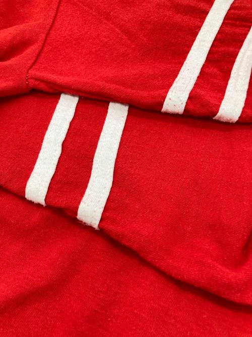 SPONT-T by sted man（ステッドマン）SPONT-T by sted man (ステッドマン) ［古着］プリントTシャツ レッド サイズ:Lの古着・服飾アイテム