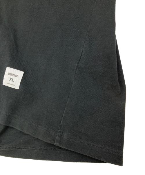 SUPREME（シュプリーム）SUPREME (シュプリーム) TWILL APPLIQUE TEE ブラック サイズ:XLの古着・服飾アイテム