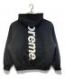 SUPREME (シュプリーム) SATIN APPLIQUE HOODED SWEATSHIRT ブラック サイズ:XL：18000円