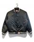 SUPREME（シュプリーム）の古着「Satin Varsity Jacket」｜ブラック