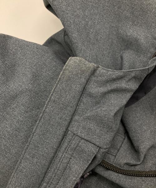 Eddie Bauer（エディーバウアー）Eddie Bauer (エディーバウアー) ダウンジャケット グレー×ネイビー サイズ:Mの古着・服飾アイテム