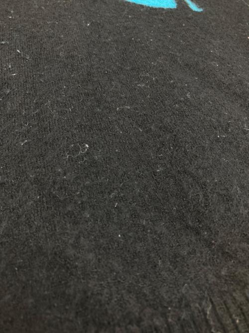 Histeric Glamour（ヒステリックグラマー）Histeric Glamour (ヒステリックグラマー) クルーネックニット ブラック×ブルー サイズ:Sの古着・服飾アイテム