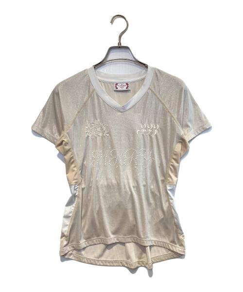 sculptor（スカルプター）sculptor (スカルプター) チームメリーサッカージャージ ホワイト サイズ:Lの古着・服飾アイテム