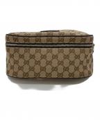 GUCCIグッチ）の古着「GGキャンバスボディバッグ」｜ベージュ