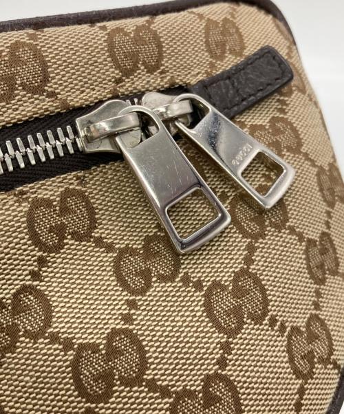 GUCCI（グッチ）GUCCI (グッチ) GGキャンバスボディバッグ ベージュの古着・服飾アイテム