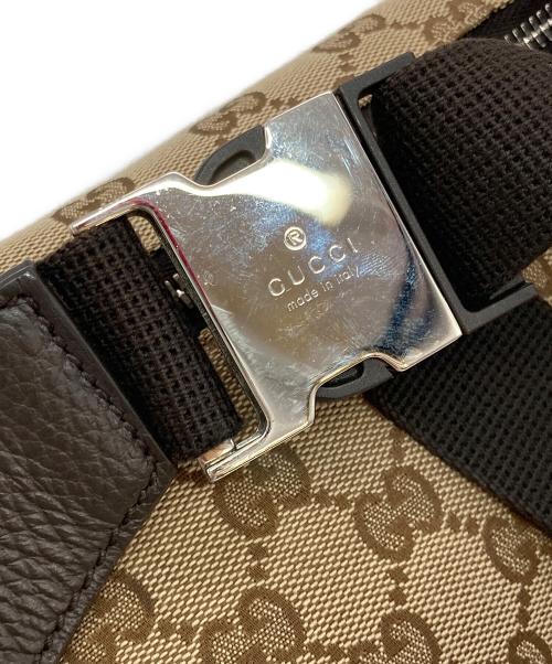 GUCCI（グッチ）GUCCI (グッチ) GGキャンバスボディバッグ ベージュの古着・服飾アイテム