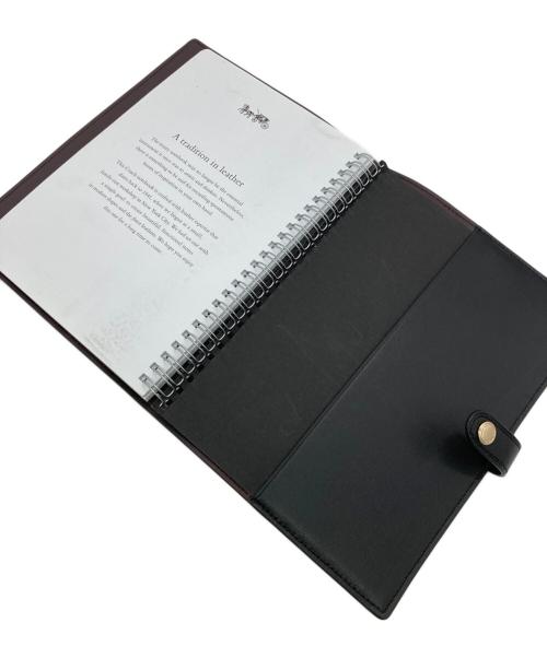 COACH（コーチ）COACH (コーチ) ノートブック・シグネチャー キャンバス ブラウン×ブラックの古着・服飾アイテム