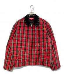 SUPREME×b.b.Simon（シュプリーム×ビービーサイモン）の古着「Quilted Work Jacket」｜レッド×ブラック