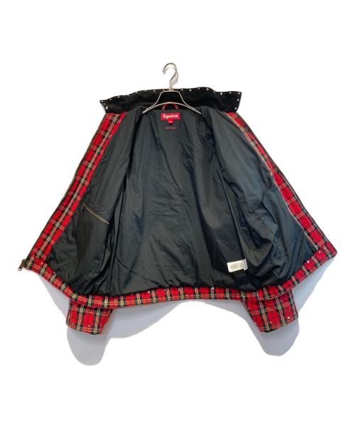 SUPREME（シュプリーム）SUPREME (シュプリーム) b.b.Simon (ビービーサイモン) Quilted Work Jacket レッド×ブラック サイズ:Lの古着・服飾アイテム