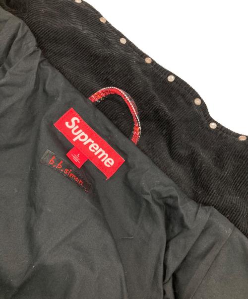 SUPREME（シュプリーム）SUPREME (シュプリーム) b.b.Simon (ビービーサイモン) Quilted Work Jacket レッド×ブラック サイズ:Lの古着・服飾アイテム