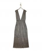 beautiful peopleビューティフルピープル）の古着「プリーツワンピース」｜グレー