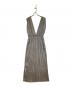 beautiful people (ビューティフルピープル) プリーツワンピース グレー サイズ:XS：8000円