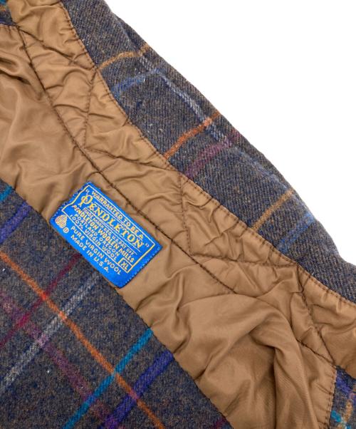 PENDLETON（ペンドルトン）PENDLETON (ペンドルトン) ［古着］ウールチェックシャツ ネイビー サイズ:XLの古着・服飾アイテム