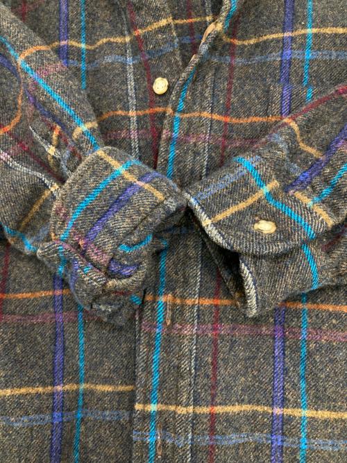 PENDLETON（ペンドルトン）PENDLETON (ペンドルトン) ［古着］ウールチェックシャツ ネイビー サイズ:XLの古着・服飾アイテム