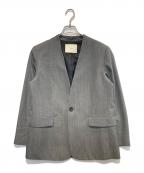 NAVEネイブ）の古着「ウールポリエステルツイル ジャケット」｜グレー