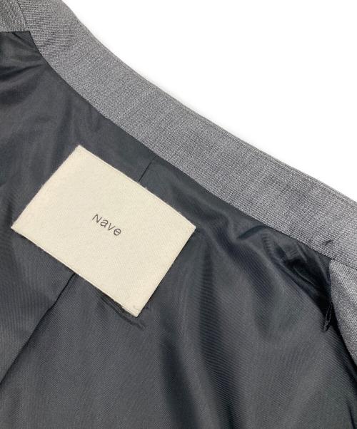 NAVE（ネイブ）NAVE (ネイブ) ウールポリエステルツイル ジャケット グレー サイズ:2の古着・服飾アイテム