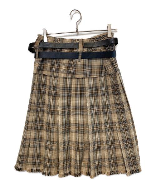 SLY（スライ）SLY (スライ) SIDE ZIP PLEATS ブラウン サイズ:Freeの古着・服飾アイテム