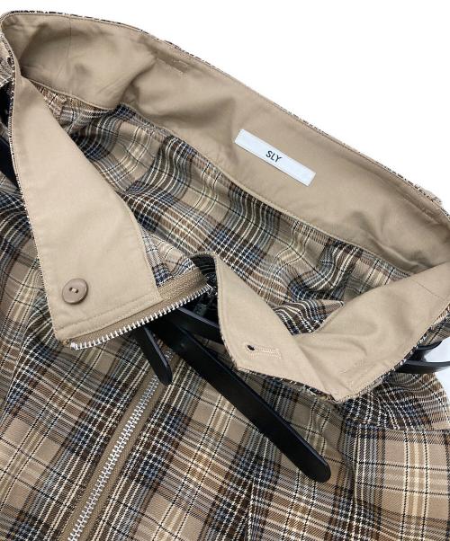 SLY（スライ）SLY (スライ) SIDE ZIP PLEATS ブラウン サイズ:Freeの古着・服飾アイテム
