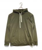 THE NORTH FACEザ ノース フェイス）の古着「MESSAGE LOGO HOODIE」｜カーキ
