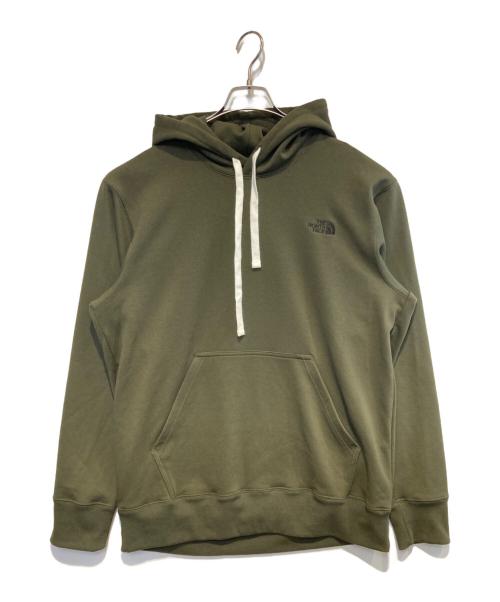 THE NORTH FACE（ザ ノース フェイス）THE NORTH FACE (ザ ノース フェイス) MESSAGE LOGO HOODIE カーキ サイズ:XLの古着・服飾アイテム