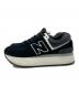 NEW BALANCE (ニューバランス) WL574ZAB ブラック サイズ:US7.5：6000円