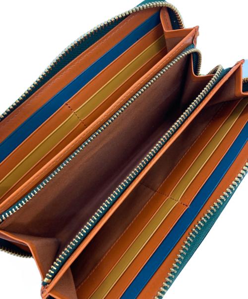 Vivienne Westwood（ヴィヴィアンウエストウッド）Vivienne Westwood (ヴィヴィアンウエストウッド) オーブロゴラウンドジップウォレット グリーンの古着・服飾アイテム