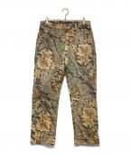 Wallsウォールズ）の古着「［古着］リアルツリーカモワークパンツ」｜ブラウン×ベージュ