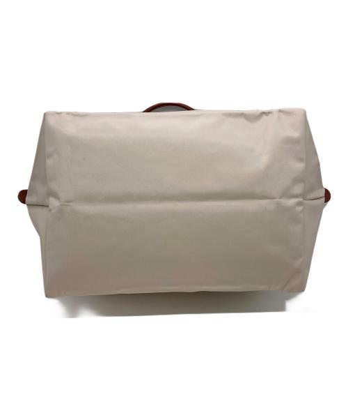 LONGCHAMP（ロンシャン）LONGCHAMP (ロンシャン) ル プリアージュ オリジナル M ショルダーバッグリサイクルキャンバス アイボリーの古着・服飾アイテム