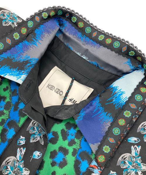 H&M（エイチアンドエム）H&M (エイチアンドエム) KENZO (ケンゾー) ブラウスワンピース ブラック サイズ:XS 未使用品の古着・服飾アイテム