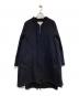 TELA（テラ）の古着「スタンドカラーコート」｜ネイビー