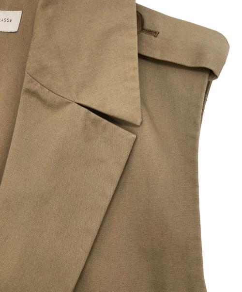 DEUXIEME CLASSE（ドゥーズィエム クラス）DEUXIEME CLASSE (ドゥーズィエム クラス) BENSON トレンチロングジレ ベージュ サイズ:Freeの古着・服飾アイテム