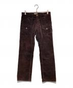 NUMBER (N)INEナンバーナイン）の古着「コーデュロイブッシュパンツ」｜ブラウン