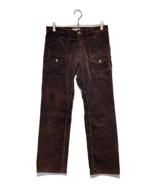 NUMBER (N)INE（ナンバーナイン）NUMBER (N)INE (ナンバーナイン) コーデュロイブッシュパンツ ブラウン サイズ:Lの古着・服飾アイテム