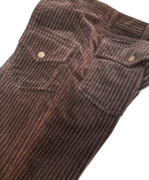 NUMBER (N)INE（ナンバーナイン）NUMBER (N)INE (ナンバーナイン) コーデュロイブッシュパンツ ブラウン サイズ:Lの古着・服飾アイテム