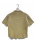 AURALEE (オーラリー) HAND CROCHET KNIT HALF SLEEVED SHIRT ベージュ サイズ:L：27000円