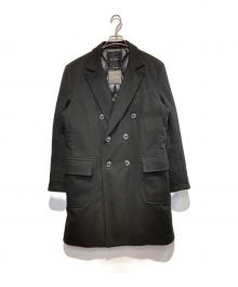 1piu1uguale3×DUVETICA（ウノピュウノウグァーレトレ×デュベティカ）の古着「ストームシステムR素材 CHESTER COAT」｜ブラック