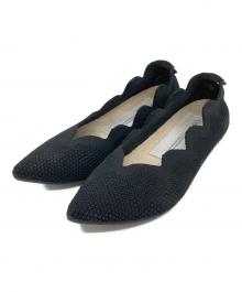 offen（オッフェン）の古着「メッシュパンプス」｜ブラック