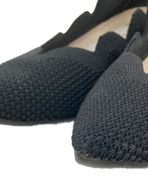 offen（オッフェン）offen (オッフェン) メッシュパンプス ブラック サイズ:37の古着・服飾アイテム