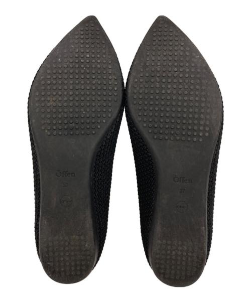 offen（オッフェン）offen (オッフェン) メッシュパンプス ブラック サイズ:37の古着・服飾アイテム