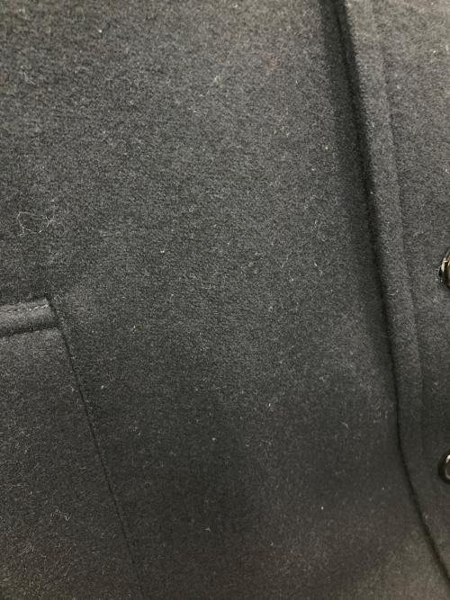 JUNYA WATANABE COMME des GARCONS（(ジュンヤワタナベ コムデギャルソン）JUNYA WATANABE COMME des GARCONS ((ジュンヤワタナベ コムデギャルソン) 異素材ドッキング丸襟コート ネイビー×オリーブ サイズ:Sの古着・服飾アイテム