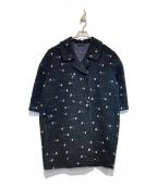 mina perhonenミナ ペルホネン）の古着「fortunaコート」｜ネイビー