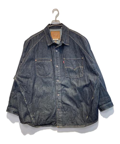 LEVI'S PReMIUM（リーバイス プレミアム）LEVI'S PReMIUM (リーバイス プレミアム) オーバーサイズデニムシャツ インディゴ サイズ:XLの古着・服飾アイテム