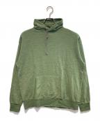 Icebreakerアイスブレーカー）の古着「REAL FLEECE PULLOVER」｜グリーン