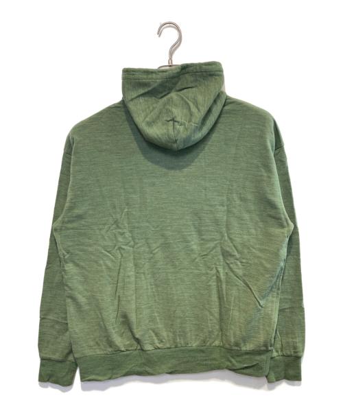 Icebreaker（アイスブレーカー）Icebreaker (アイスブレーカー) REAL FLEECE PULLOVER グリーン サイズ:Mの古着・服飾アイテム