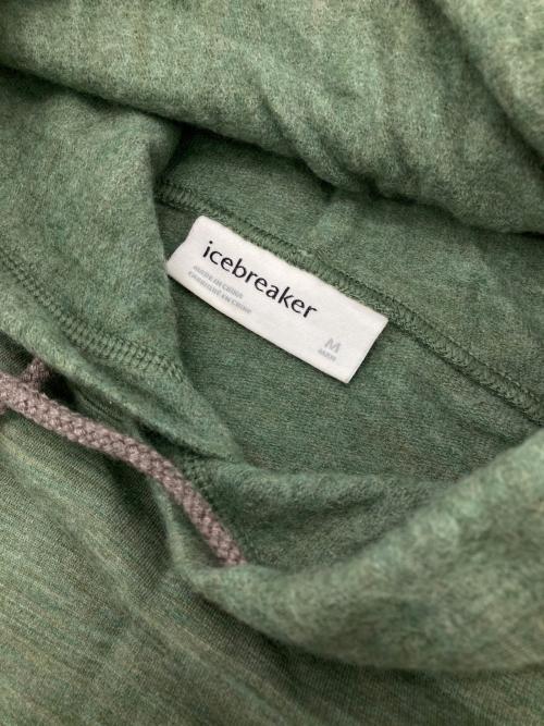 Icebreaker（アイスブレーカー）Icebreaker (アイスブレーカー) REAL FLEECE PULLOVER グリーン サイズ:Mの古着・服飾アイテム