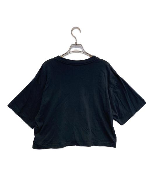 COACH（コーチ）COACH (コーチ) エアーブラッシュド チェリー プリント クロップド Tシャツ ブラック サイズ:SMALLの古着・服飾アイテム