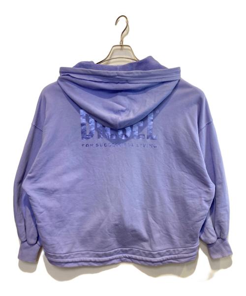 DIESEL（ディーゼル）DIESEL (ディーゼル) F-Billy-Logo Hoodie パープル サイズ:XXSの古着・服飾アイテム