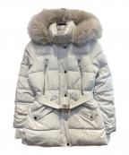 MICHAEL MICHAEL KORSマイケル マイケルコース）の古着「フォーファートリム キルティングベルテッドパファージャケット」｜ホワイト