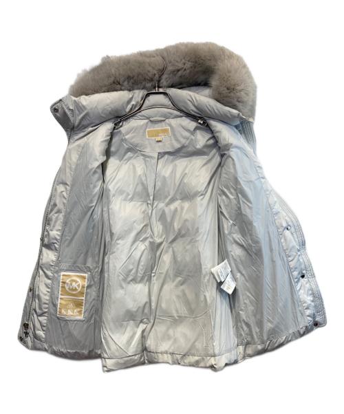 MICHAEL MICHAEL KORS（マイケル マイケルコース）MICHAEL MICHAEL KORS (マイケル マイケルコース) フォーファートリム キルティングベルテッドパファージャケット ホワイト サイズ:XSの古着・服飾アイテム